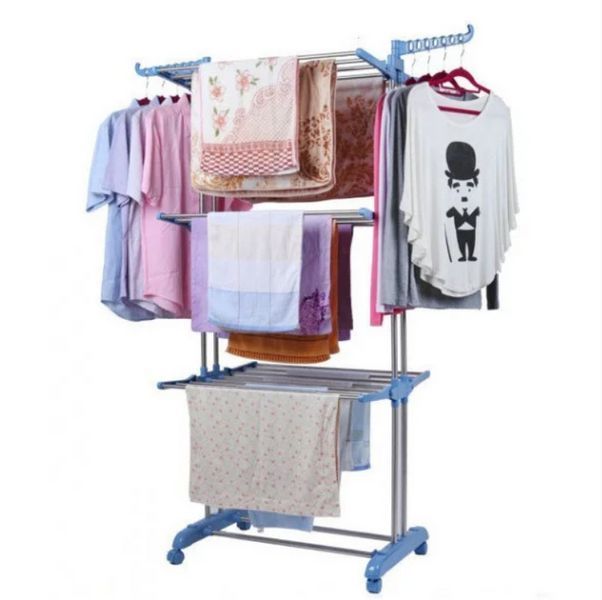 Багатоярусна сушарка для білизни, речей, одягу Garment rack with wheels складана Garment фото