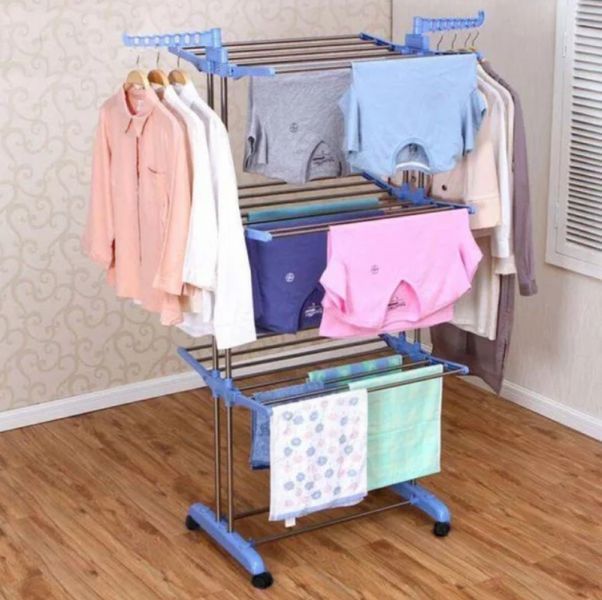 Багатоярусна сушарка для білизни, речей, одягу Garment rack with wheels складана Garment фото