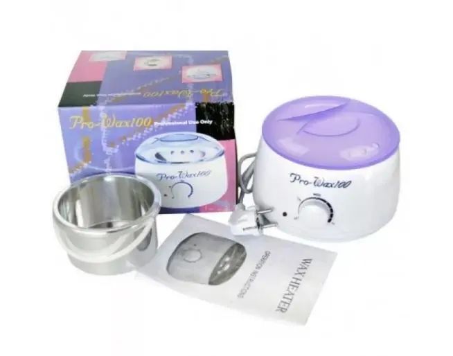 Воскоплав банковий з терморегулятором PRO-WAX 100 для воску в банці, в гранулах, в таблетках 400 мл 2260081 фото