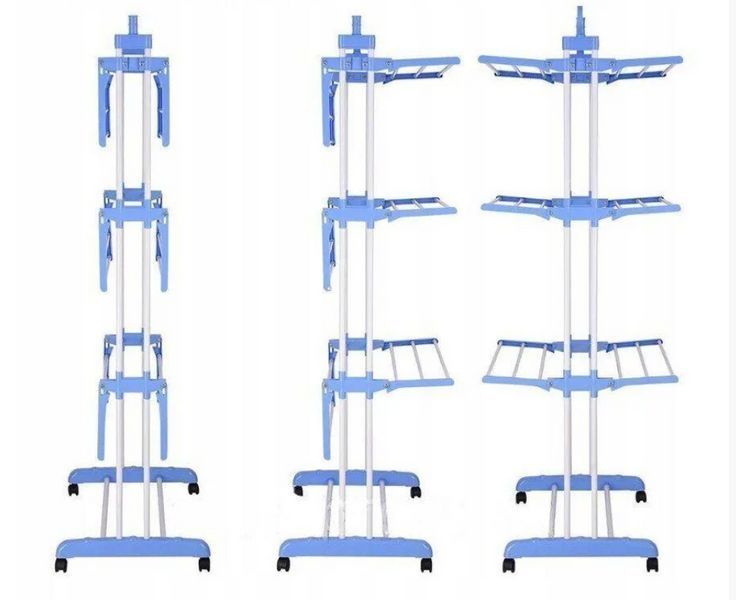 Багатоярусна сушарка для білизни, речей, одягу Garment rack with wheels складана Garment фото