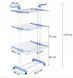 Багатоярусна сушарка для білизни, речей, одягу Garment rack with wheels складана Garment фото 6