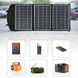 Складна Сонячна Панель 100w / Портативна сонячна панель на 3 секції USB 100W sp9111 фото 2
