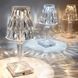 Декоративний LED світильник нічник Diamond light Діамант світлодіодний кришталевий на акумуляторі USB LCY1203 фото 1