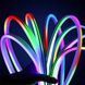 Розумна гнучка LED Neon RGB стрічка-шланг 5 метрів від USB керування режимами з телефону, Bluetooth додаток, пульт Jam9095 фото 5