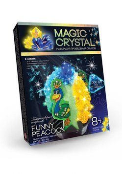 Дитячий набір для проведення дослідів "MAGIC CRYSTAL" OMC-01-01 безпечний Кумедний павич OMC-01-07 фото