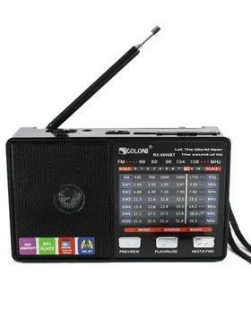 Радіоприймач акумуляторний Golon RX 8866 з ліхтариком + BT / FM приймач Golon на батарейках USB MP3 sp3082 фото