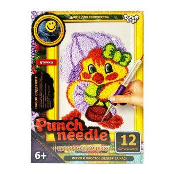 Набір для творчості "Punch Needle: Каченя" PN-01-03 килимова вишивка PN-01-03 фото