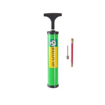 Ручний насос для м'ячів N41504(Green) 25 см, голка для накачування та гнучкий шланг N41504(Green) фото
