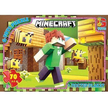 Дитячий пазл "Minecraft" MC800 плакат 70 елементів MC800 фото
