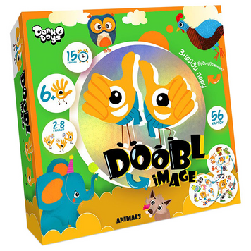 Розважальна настільна гра "Doobl Image" DBI-01-01U укр. мовою Тварини DBI-01-03U фото
