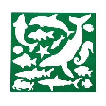 Трафарет дитячий "Морські мешканці" AS-0255, К-9067м AS-0255, К-9067м фото