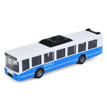 Іграшковий інерційний Автобус 6334(Blue) гумові колеса, 16 см 6334(Blue) фото