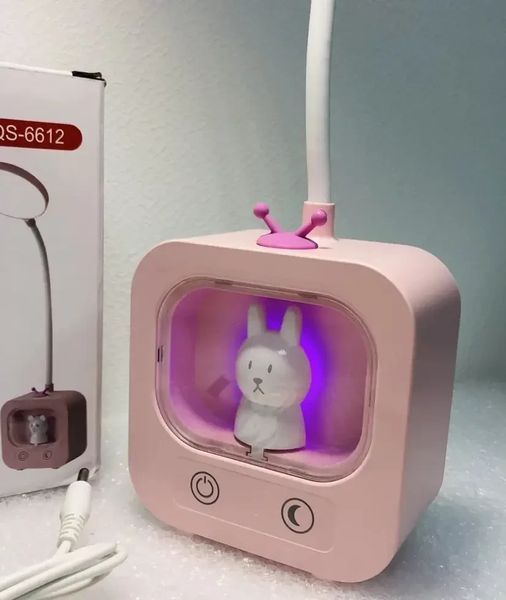 Світлодіодна настільна лампа з рухомою головкою і RGB-підсвіткою Плюшевого Ведмедика DIGAD 1943 DIGAD1943 фото