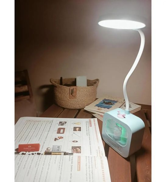 Світлодіодна настільна лампа з рухомою головкою і RGB-підсвіткою Плюшевого Ведмедика DIGAD 1943 DIGAD1943 фото