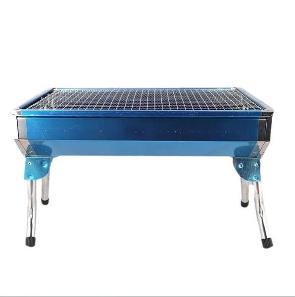 Переносний мангал з гратами для шашлику та гриля GP-4274 48*33*29cm GP-4274 фото