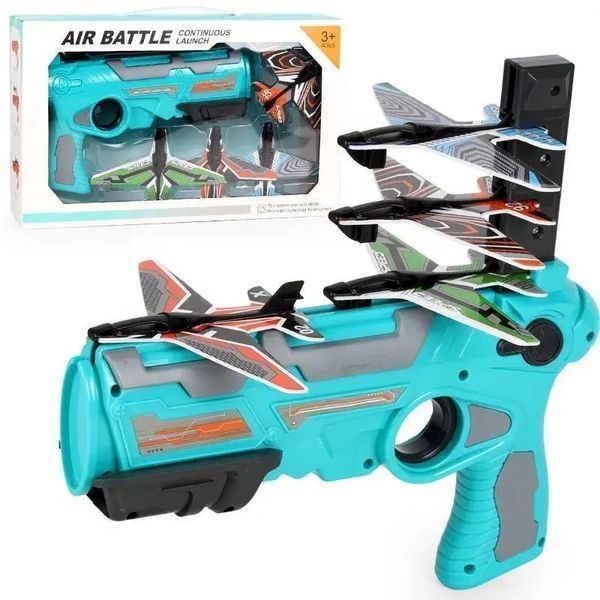 Дитячий іграшковий пістолет катапульта з літачками Air Battle 20500000028 фото