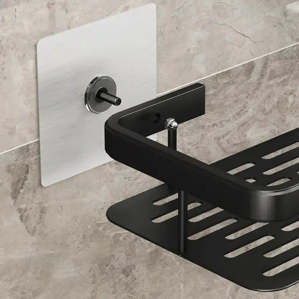 Підвісна металева полиця для ванної кімнати Bathroom shelf Органайзер у ванну До 10 кг NBAS10 фото