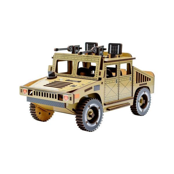 Дерев'яний 3D конструктор "Humvee" Puz-00927, 100 деталей Puz-00927 фото