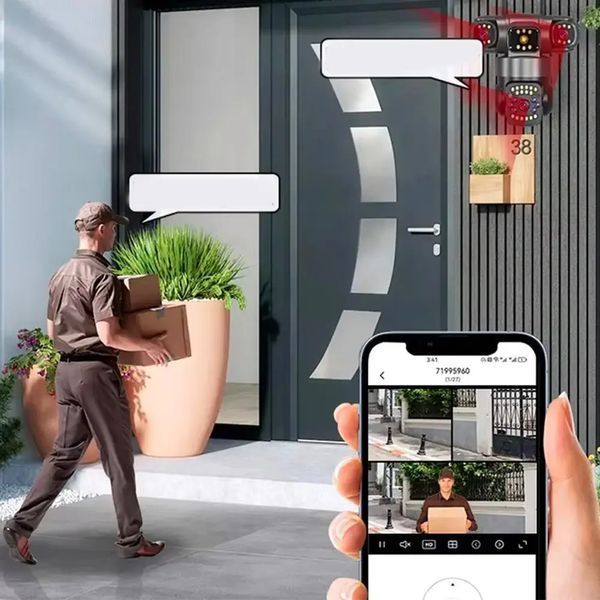 Вулична поворотна камера 4G smart camera / Камера відеоспостереження SO-14 5094826 фото