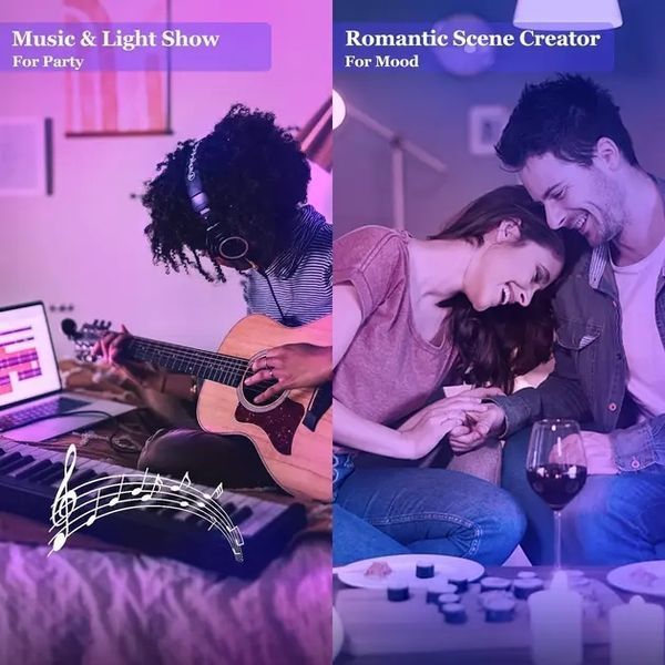 Розумна лампочка Tuya Smart LED WiFi Смарт Лампа E27 RGB Color 2700K-6500K 9W sp10010 фото