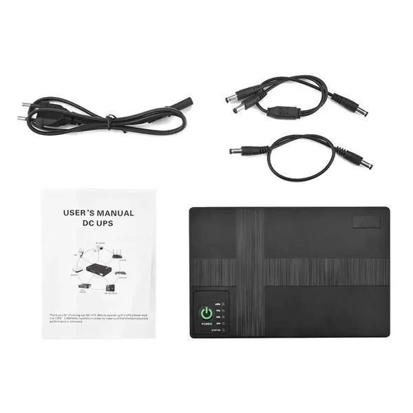 ДБЖ для роутера UPS DC1018P, 10400 mAh 18W, оптики, терміналу, відеокамери, 5V/9V/12V M16838 фото