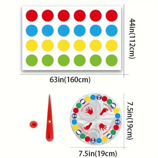 Підлогова "Твістер" гра Dance Pad Toy Party Game MA-780 фото