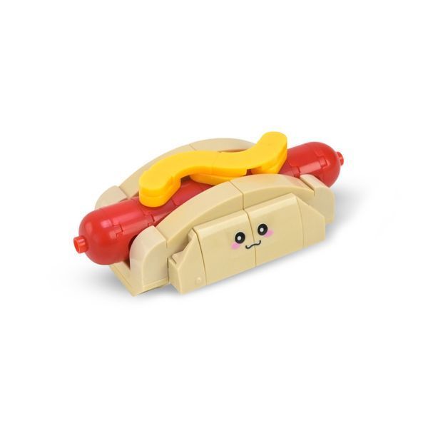 Конструктор дитячий "Western fast food: Hot Dog Bun" 1024A-2, пластик, 75 деталей 1024A-2 фото