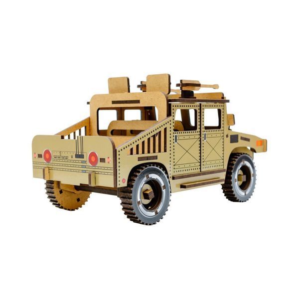 Дерев'яний 3D конструктор "Humvee" Puz-00927, 100 деталей Puz-00927 фото