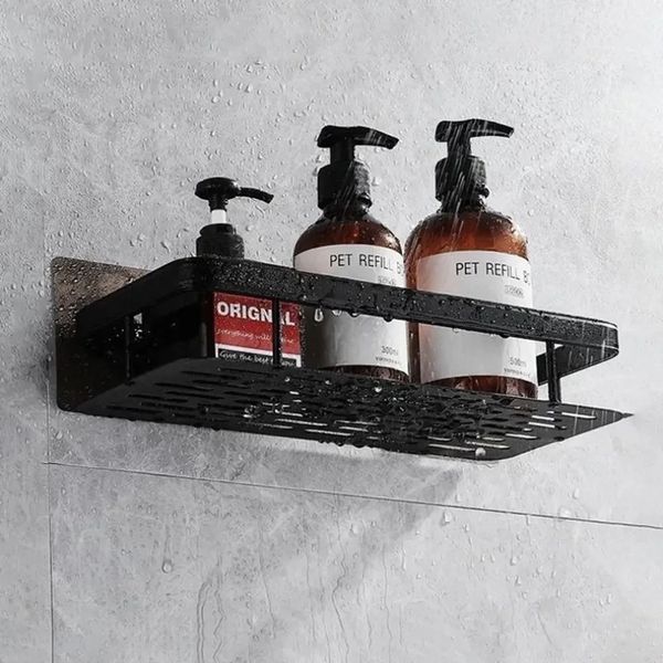 Підвісна металева полиця для ванної кімнати Bathroom shelf Органайзер у ванну До 10 кг NBAS10 фото