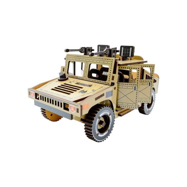 Дерев'яний 3D конструктор "Humvee" Puz-00927, 100 деталей Puz-00927 фото