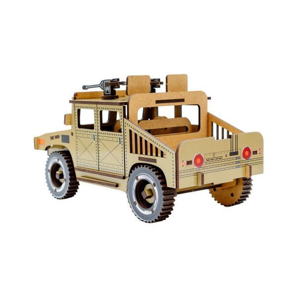 Дерев'яний 3D конструктор "Humvee" Puz-00927, 100 деталей Puz-00927 фото