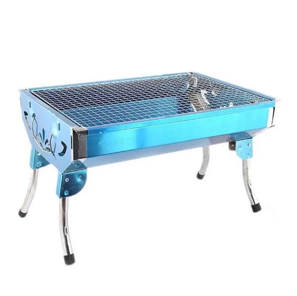 Переносний мангал з гратами для шашлику та гриля GP-4274 48*33*29cm GP-4274 фото