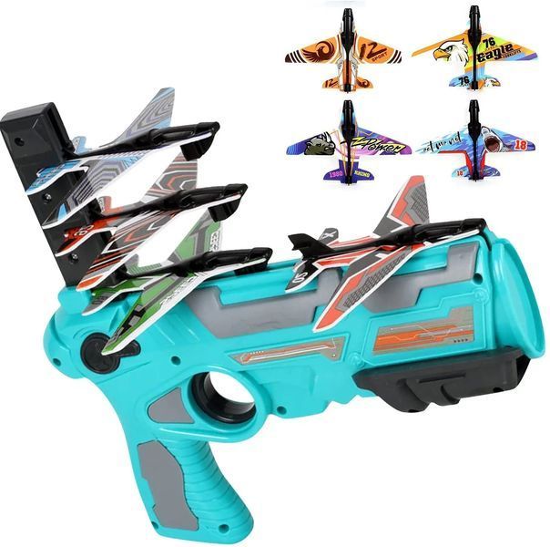 Дитячий іграшковий пістолет катапульта з літачками Air Battle 20500000028 фото