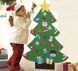Дитяча ялинка з іграшками з фетру на стіну 95 х 70см Chrismas Free G8179 фото 3