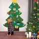 Дитяча ялинка з іграшками з фетру на стіну 95 х 70см Chrismas Free G8179 фото 2