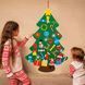 Дитяча ялинка з іграшками з фетру на стіну 95 х 70см Chrismas Free G8179 фото 1