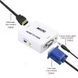 Перехідник VGA на HDMI конвертер для ПК, ноутбука, відео реєстратора адаптер перетворювач з аудіо та зовнішнім живленням HDMI - VGA VGA2HDMI(4272) sp52555 фото 4