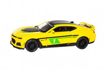 Дитяча модель машинки Chevrolet Camaro ZL1 2017 Kinsmart KT5399FW інерційна, 1:38 Yellow KT5399FW(Yellow) фото