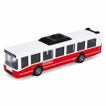 Іграшковий інерційний Автобус 6334(Red) гумові колеса, 16 см 6334(Red) фото