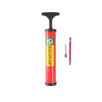 Ручний насос для м'ячів N41504(Red) 25 см, голка для накачування та гнучкий шланг N41504(Red) фото