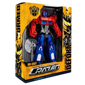Дитяча іграшка Трансформер W8840(Red-Blue) пластик, робот 19 см+вантажівка W8840(Red-Blue) фото