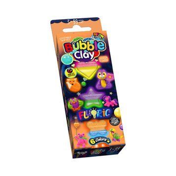 Набір для творчості "BUBBLE CLAY "FLUORIC" BBC-FL-6-01U Укр BBC-FL-6-02U BBC-FL-6-02U фото