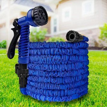 Шланг для поливу V-HOSE PRO 90 метрів поливальний розтягується з розпилювачем X-hose/10 фото