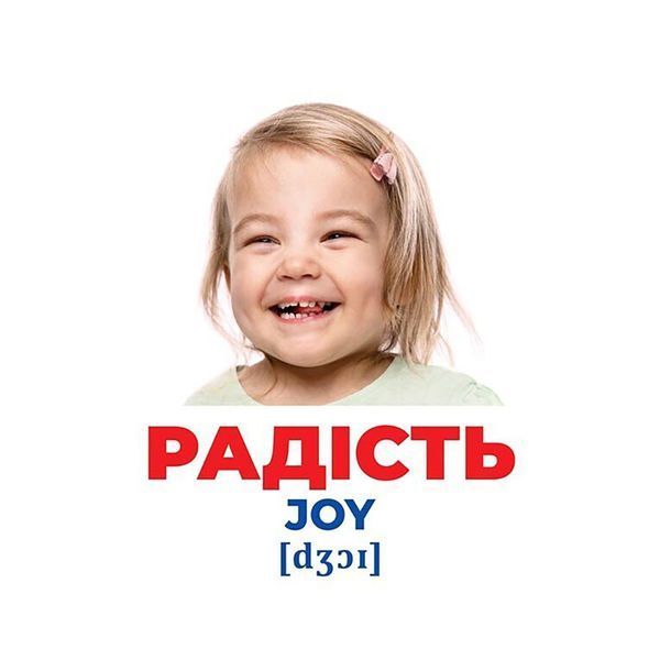 Набір розвиваючих карток Геній з пелюшок Емоції та почуття 10107208, 17 карток 10107208 фото