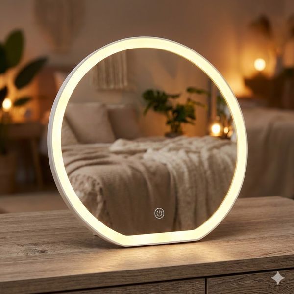 Настільне косметичне дзеркало для макіяжу з LED-підсвіткою XL-1646 XL1646 фото