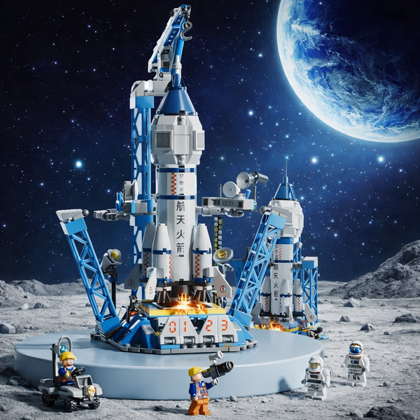 Конструктор Космічна Ракета шатл / Космічна станція / Space Shuttle 458 деталей Jam4672 фото