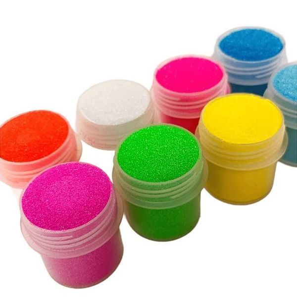 Набір гліттеру для біо-тату №6 glitter-set-big-8x-6 неоновий glitter-set-big-8x-6 фото