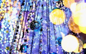 Гірлянда прозора кулька 40LED 5м (флеш) 18мм, Новорічна бахрама, Світлодіодна гірлянда, Вулична гірлянда mu13833 фото
