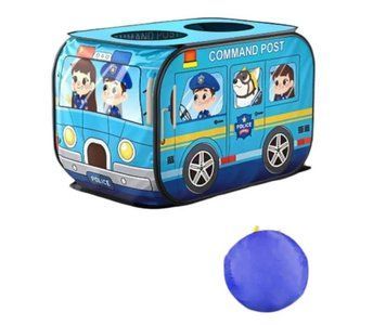 Дитячий ігровий намет Kids Indoor Outdoor Playhouse BLUE 110x75x72 см BUS110 фото