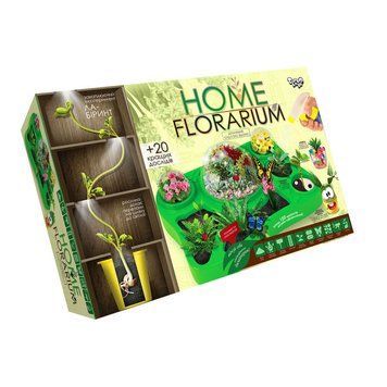 Ігровий навчальний набір для вирощування рослин HFL-01 "Home Florarium" HFL-01-01U фото